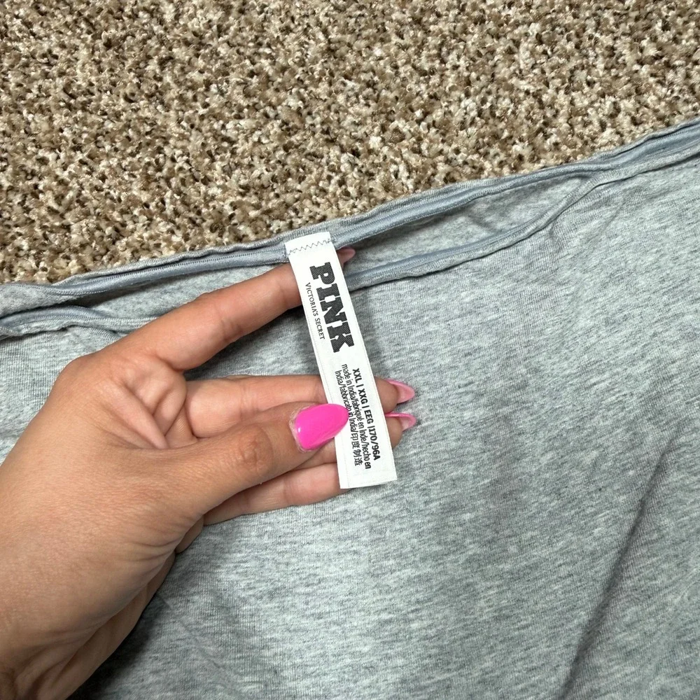 PINK Victoria's Secret Heather Gray Cotton Boyshort Panties XXL